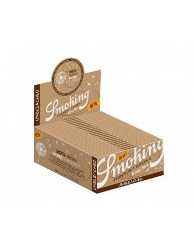 Papel Smoking Thinnest Brown King Size Slim