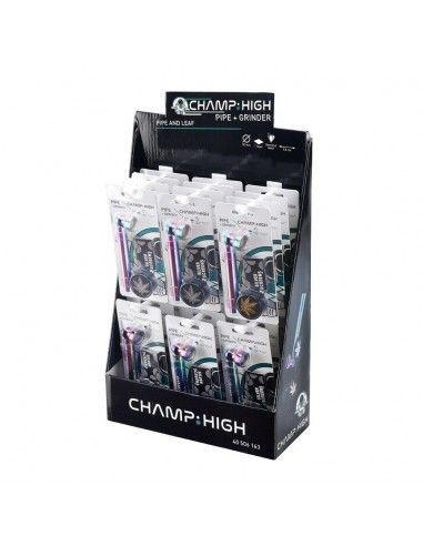 Pipas Champ High Rainbow +Grinder
