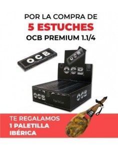 Oferta 5 Papel Ocb Premium 1.1/4 + Paletilla Ibérica