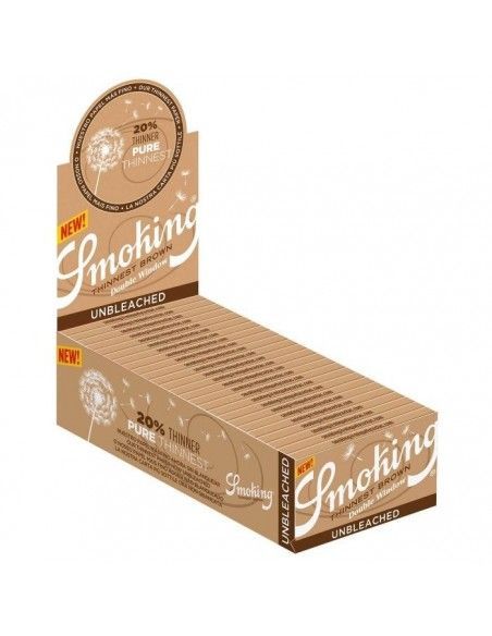 Papel Smoking Thinnest Brown Doble 70 Mm