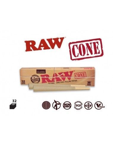 Papel Raw Classic Cones King Size Slim