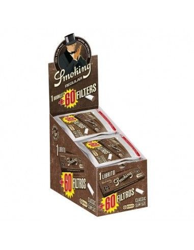Papel Smoking Brown 70 Mm + Filtros Slim 6 Mm