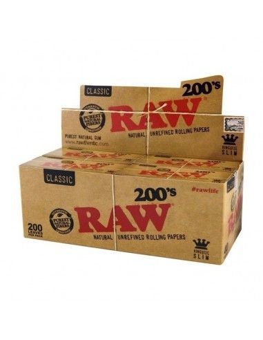 Papel Raw Classic King Size Slim 200