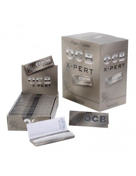 Papel Ocb Gris X-Pert 1.1/4 25 Libritos