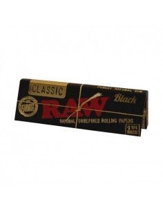 Papel Raw Black 1.1/4