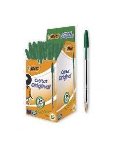 Bolígrafo Bic Verde Cristal Original D/50