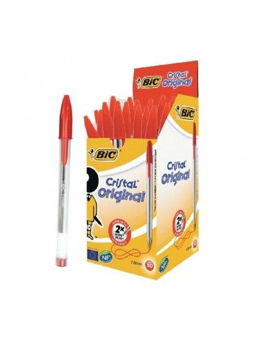 Bolígrafo Bic Rojo Cristal Original D/50