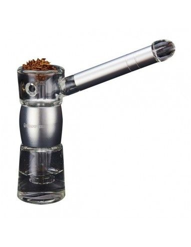 Bong Vidrio Y Aluminio Silver 12 Cm 506121