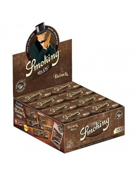 Papel Smoking Brown 300 78Mm