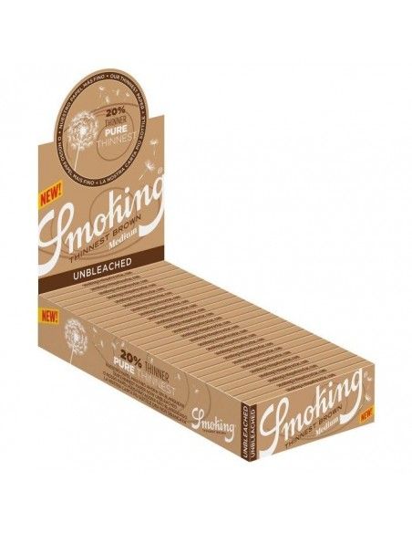 Papel Smoking Thinnest Brown 78Mm