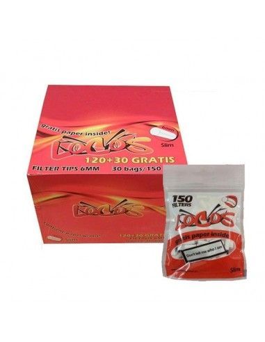 Filtros Locos Slim 6Mm 150 + Papel Nº8