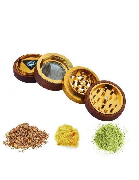 Grinder Madera Champ High Wooden 4 Piezas 60Mm 506104