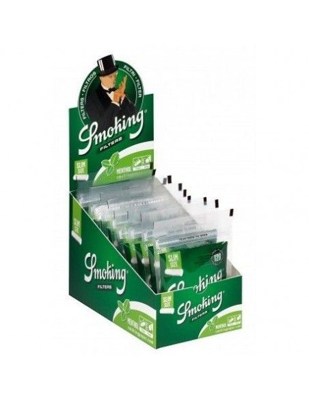 Filtros Smoking Menthol Slim 6Mm