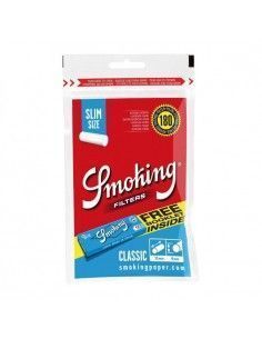 Filtros Smoking Classic Slim 6Mm 180 + Papel Blue Nº8 2
