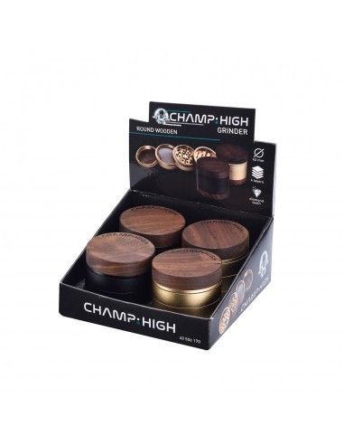 Grinder Madera Champ High Wooden 4 Piezas 62Mm...