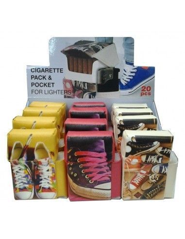 Pitillera Funda Champ Piel Shoes Con Bolsillo