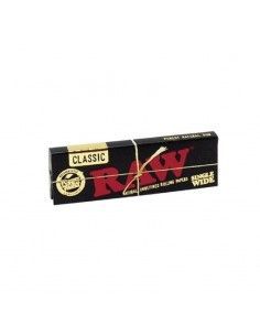 Papel Raw Black Single Wide 70 Mm