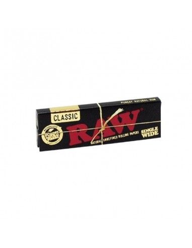 Papel Raw Black Single Wide 70 Mm