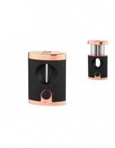Cortapuros Winjet V Cut Negro Y Oro Rosa 311003