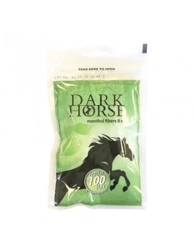 Filtros Dark Horse Menthol 8Mm 100