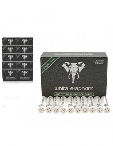 Filtros White Elephant Carbón Activo 9Mm