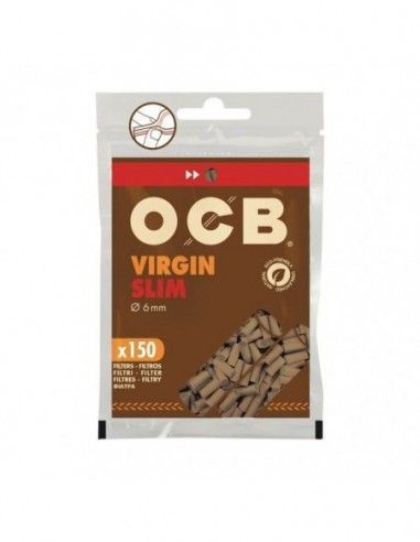 Filtros Ocb Virgin Slim 6Mm 150  10 Uds