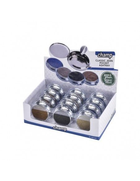 Ceniceros Portable Metal Tejano Ashtray 40448067