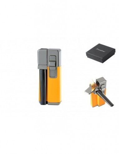 Pipa Con Encendedor Piezoelectrico Orange 340789