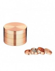 Grinder Metal Oro Rosa 4 Partes 340318