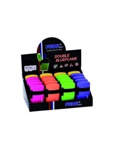 Mechero Turbo Prof Colores 2 Llamas