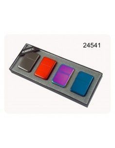 Encendedor De Gasolina Estilo Zippo Marca Angel Coloreado...